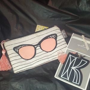 Hallmark Purse Pouch & Key Chain with a K